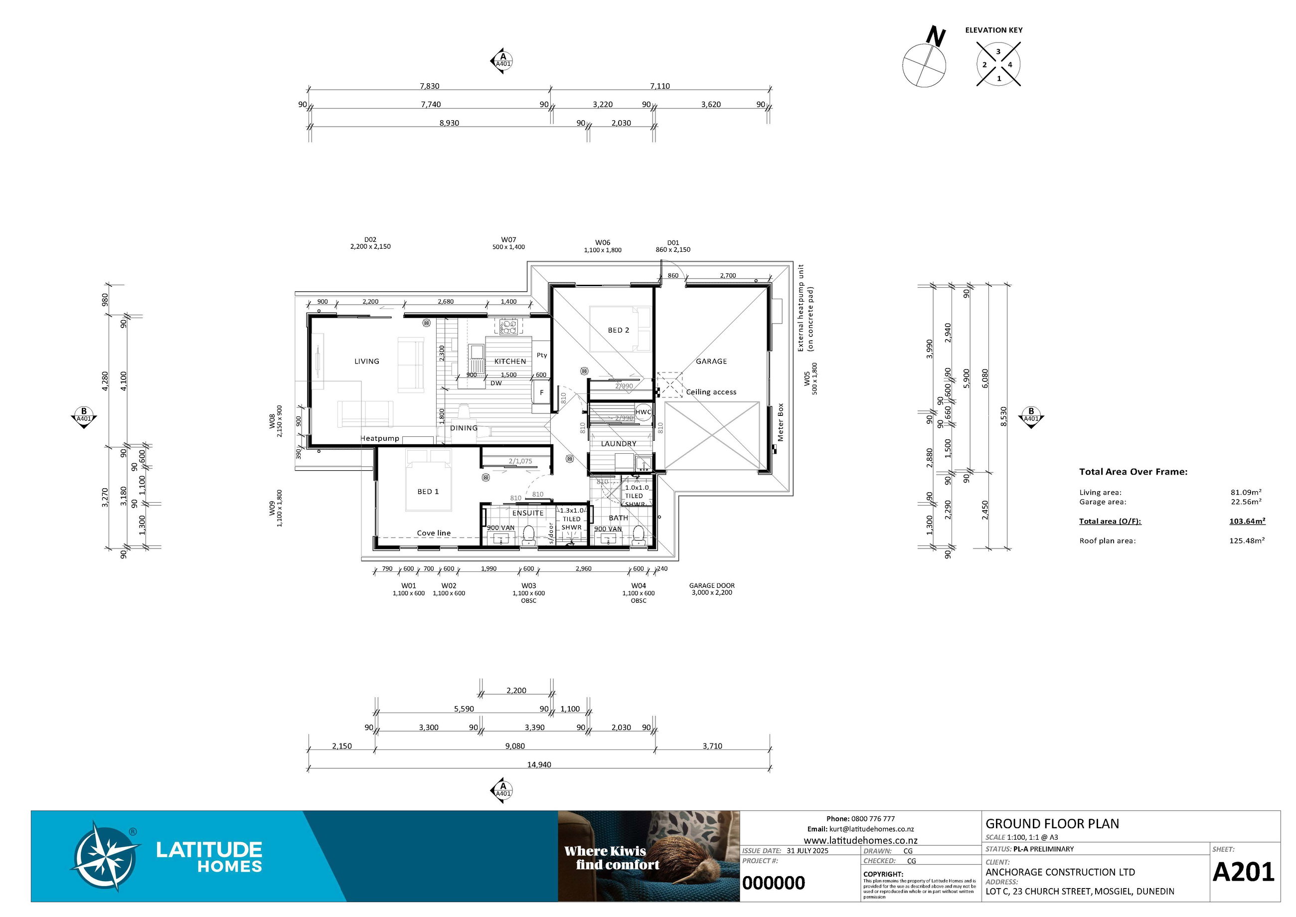 Modern Mosgiel Townhouse Living - 2 bedroom floor plan 2